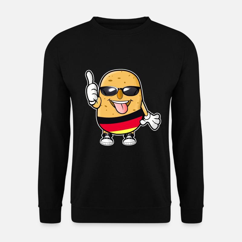 Deutsche Kartoffel - Unisex Pullover - Schwarz