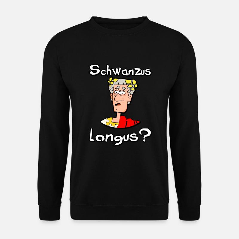 Schwanzus longus Witziges cartoon design - Unisex Pullover - Schwarz
