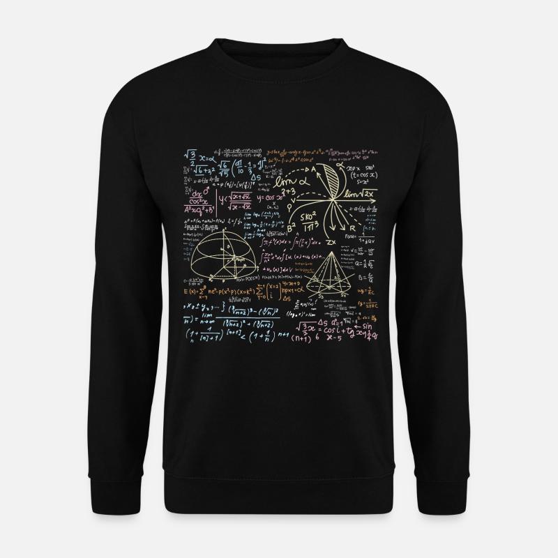 Résolution de problèmes mathématiques drôles - Sweat-shirt Unisexe - noir