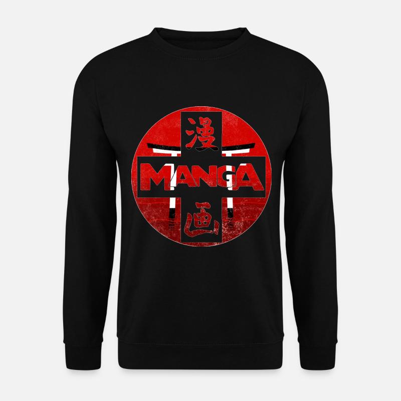Manga - Unisex Pullover - Schwarz
