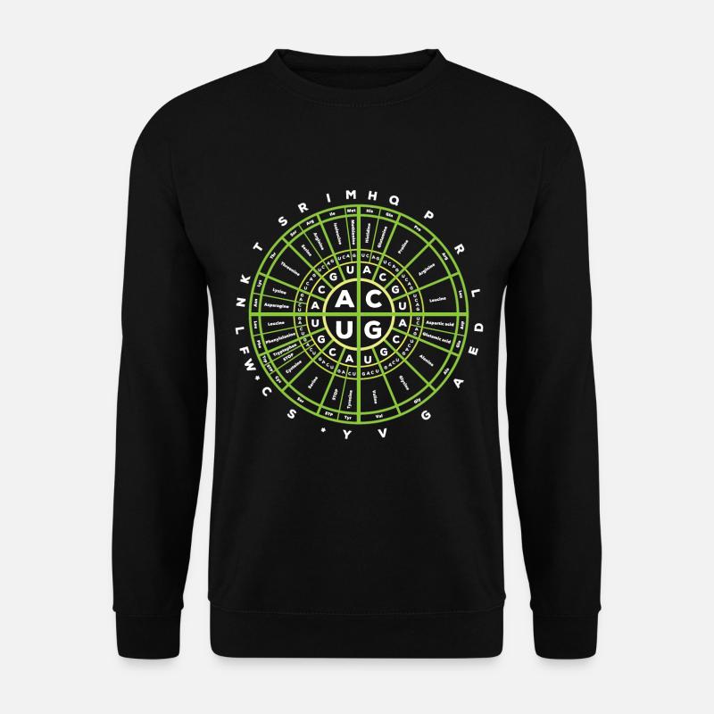 Genetischer Code Biologie - Unisex Pullover - Schwarz