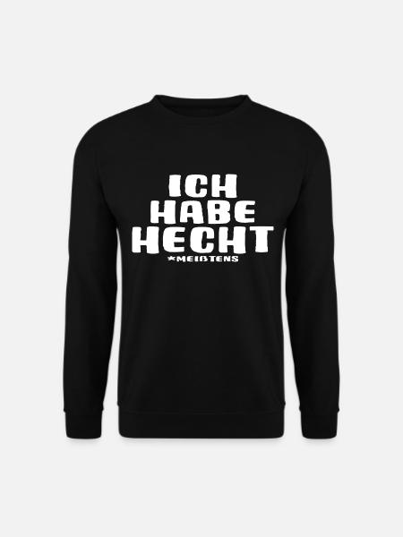 angeln raubfisch catch and release hecht - Unisex Pullover - Schwarz