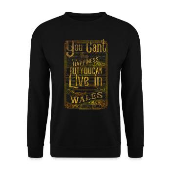 Pays de Galles - Sweat-shirt Unisexe - noir - Devant - Alina (178cm) & Michal (187cm)