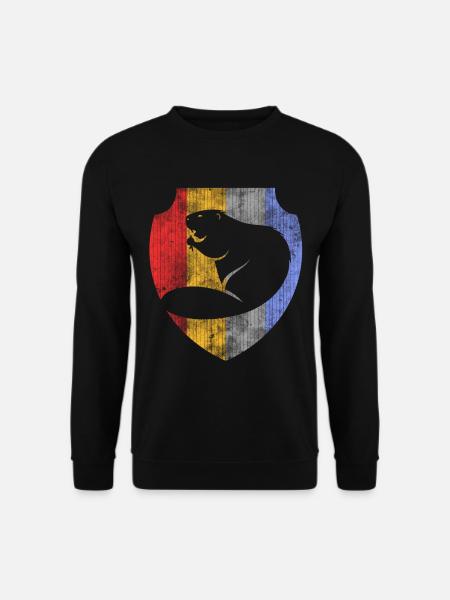 beaver - Unisex Sweatshirt - black