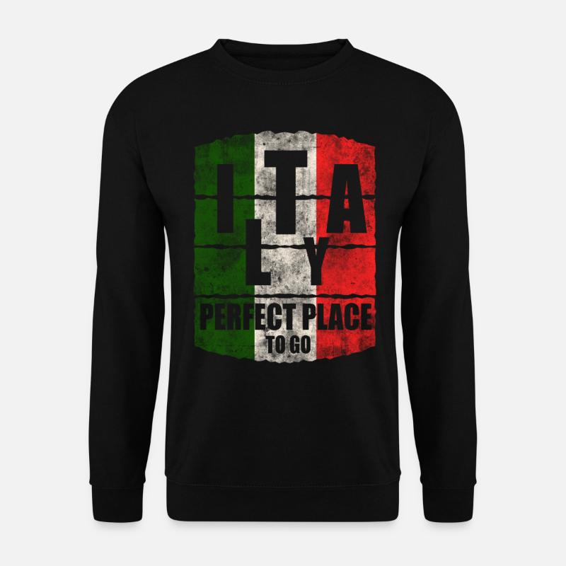 Italien - Unisex Pullover - Schwarz