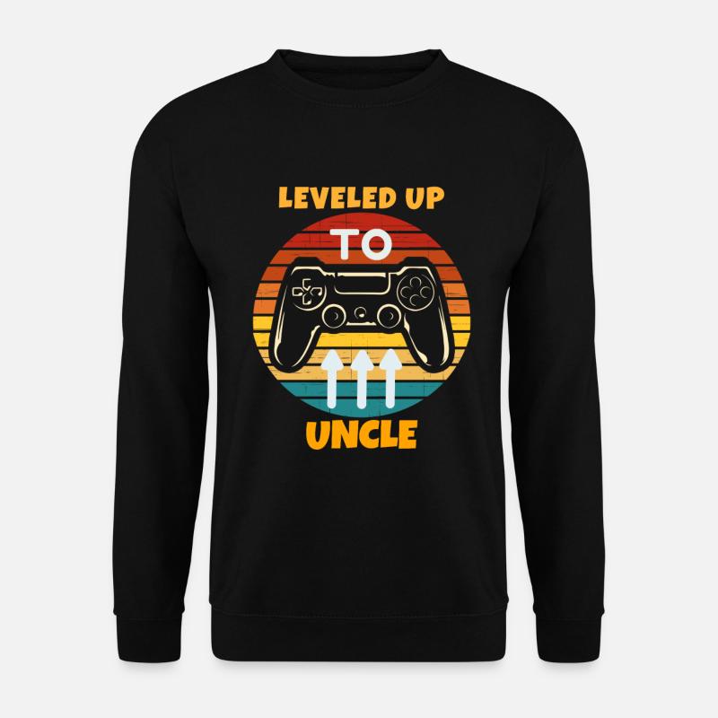 Nivelé jusqu’à oncle - Sweat-shirt Unisexe - noir