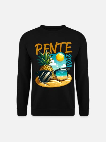 Rente Rentner 2024 Abschiedsgeschenk - Unisex Pullover - Schwarz