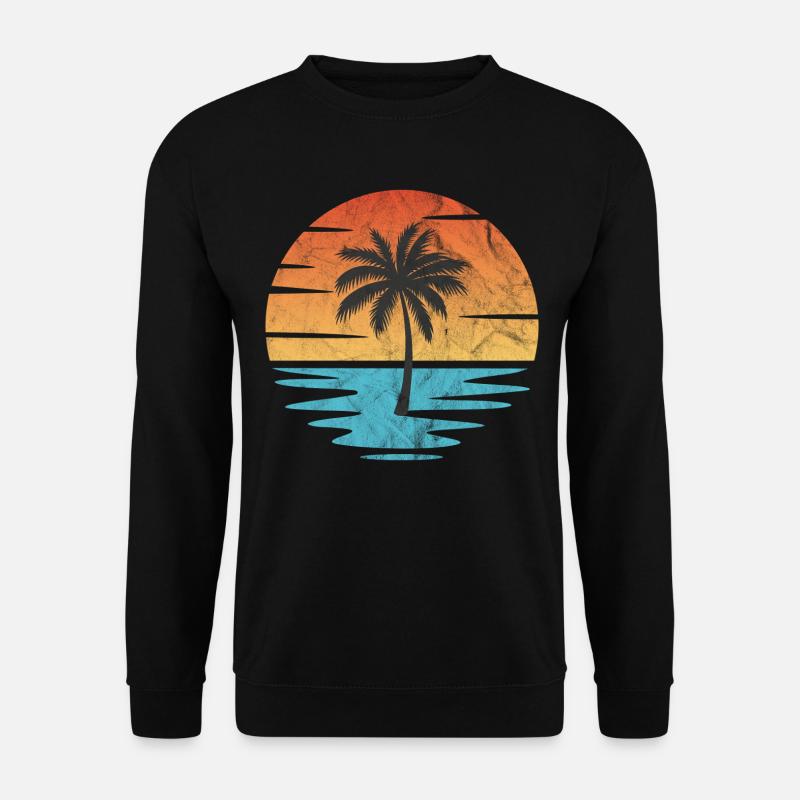 Beach Sunset - Unisex Sweatshirt - black
