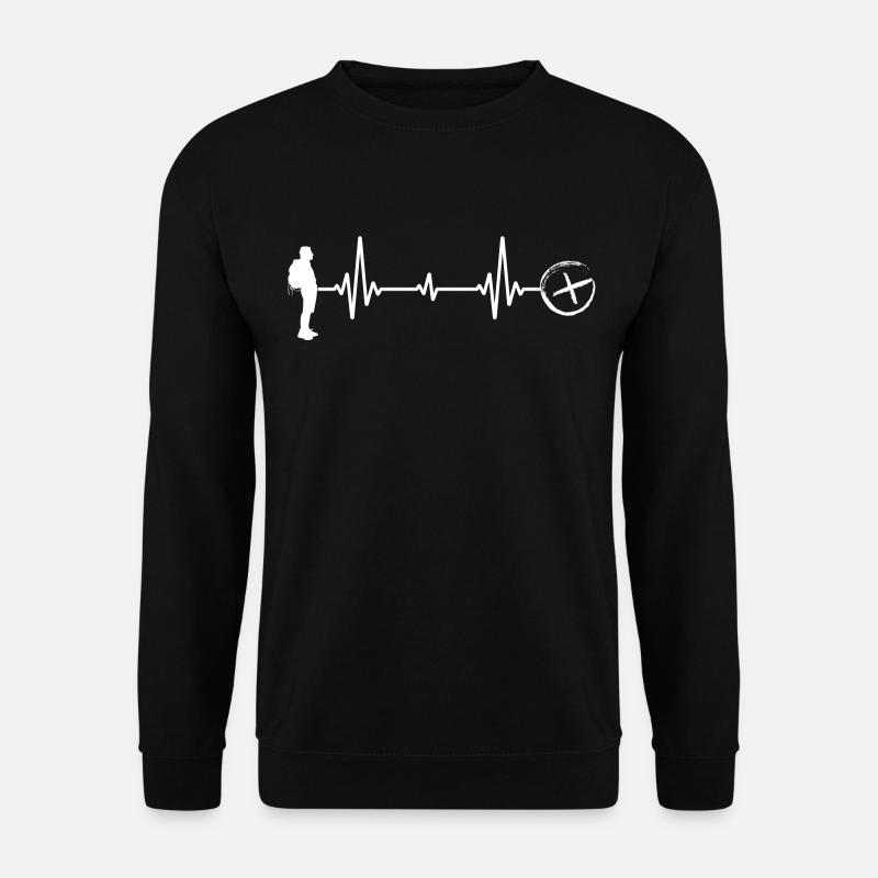 geocache geocaching scavenger hunt - Unisex Sweatshirt - black