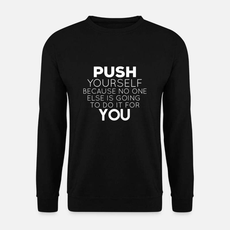 Motivational Motivation - Unisex Pullover - Schwarz