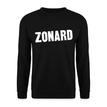 zonard - Sweat-shirt Unisexe - noir - Devant - Alina (178cm) & Michal (187cm)