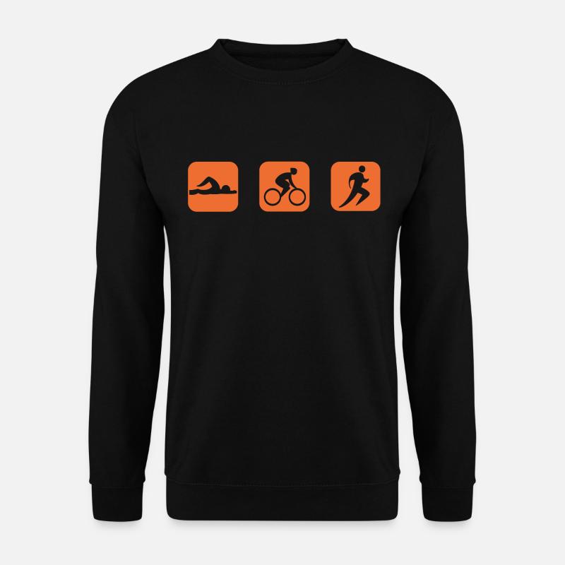 Triathlon Sport - Unisex Sweatshirt - black