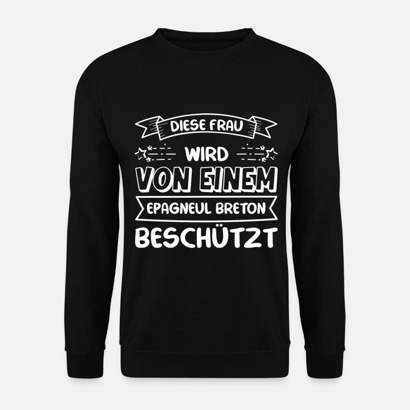 Epagneul Breton - Unisex Pullover - Schwarz
