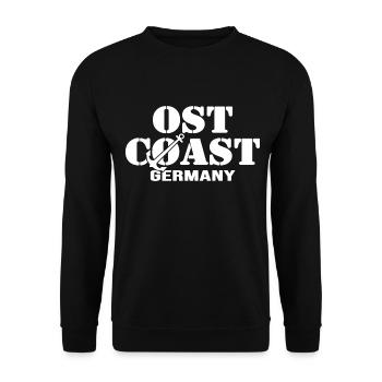 ostsee strandfeeling sommer-vibes rügen ostküste - Unisex Sweatshirt - black - Front - Alina (178cm) & Michal (187cm)
