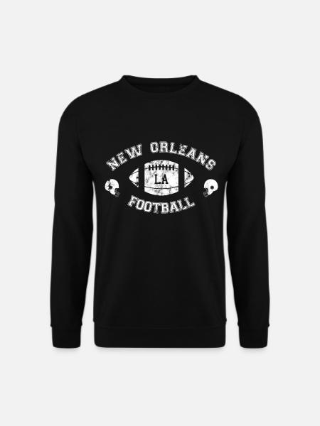 New Orleans Football - American Football - Helm - Unisex Pullover - Schwarz