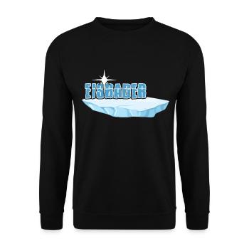 Bains de glace, bain d’hiver, durcissement, thérapie par le froid, bain de glace - Sweat-shirt Unisexe - noir - Devant - Alina (178cm) & Michal (187cm)
