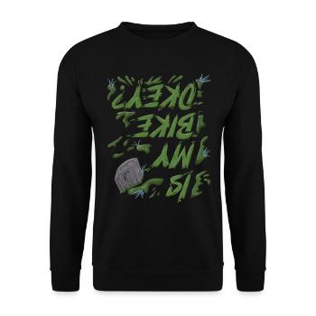 Unbenanntes Projekt 42 - Sweat-shirt Unisexe - noir - Devant - Alina (178cm) & Michal (187cm)