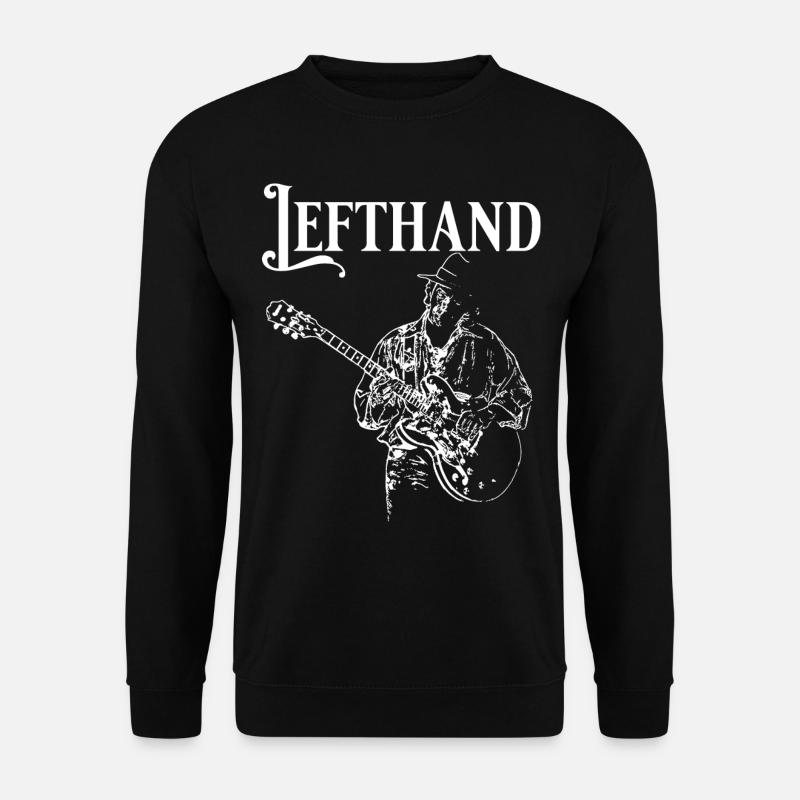 Linkshänder Gitarrist - Unisex Pullover - Schwarz