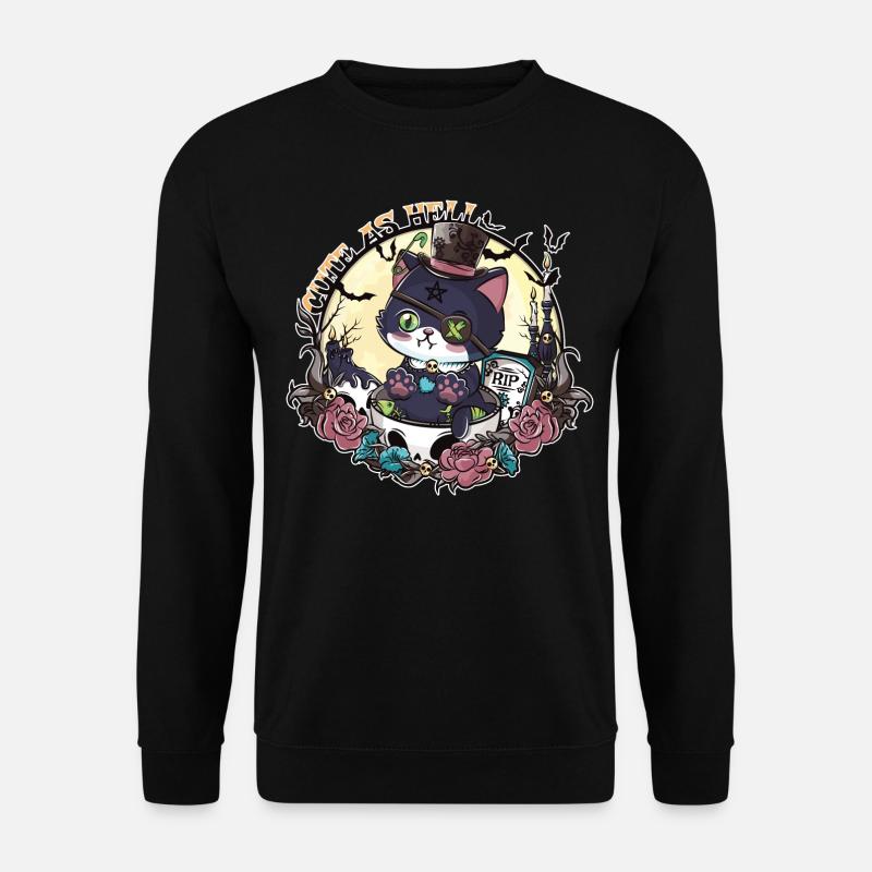 Das Erwachen von Catleman Jack - Unisex Pullover - Schwarz
