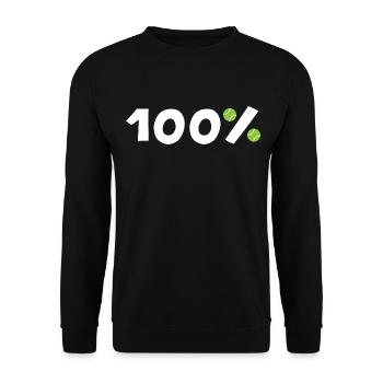 tennis matchball tennis balle de tennis court de tennis - Sweat-shirt Unisexe - noir - Devant - Alina (178cm) & Michal (187cm)