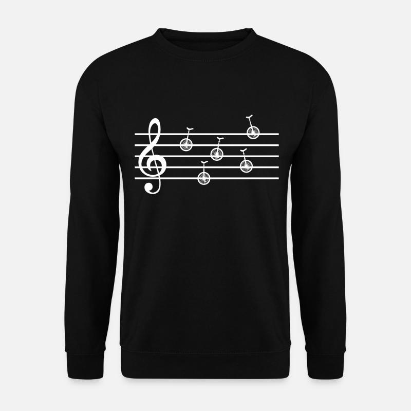 Einrad Einradartist Einradfahren unicycle - Unisex Pullover - Schwarz