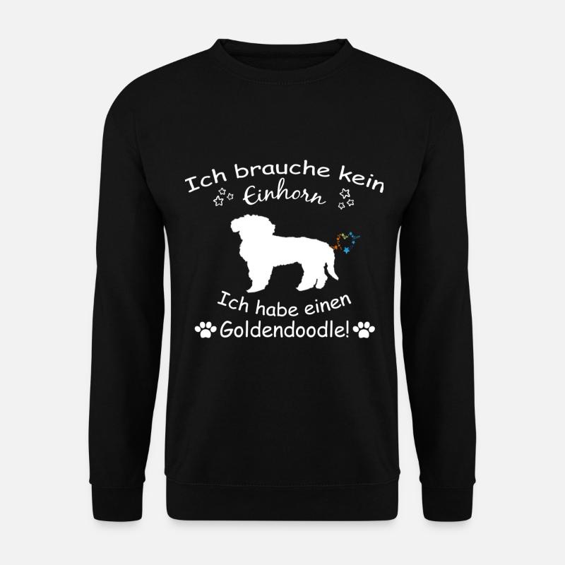 Goldendoodle TShirts - Goldendoodle Hund TShirt - Unisex Pullover - Schwarz