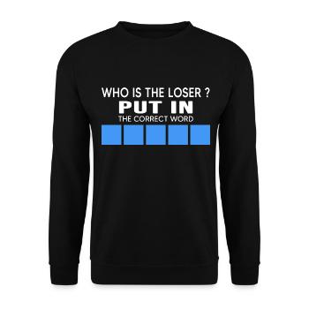 UKRAINE "anti-war" kiew slava ukraini selenskyj - Unisex Pullover - Schwarz - Vorne - Alina (178cm) & Michal (187cm)