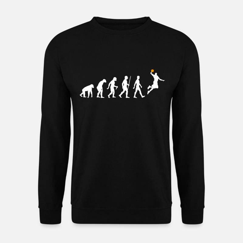 Basketball Evolution - Unisex Pullover - Schwarz