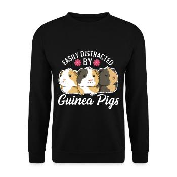 Cobaye Proverbe pour un cobaye - Sweat-shirt Unisexe - noir - Devant - Alina (178cm) & Michal (187cm)