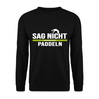 drachenboot chinesisches drachenboot-paddeln - Unisex Pullover - Schwarz - Vorne - Alina (178cm) & Michal (187cm)