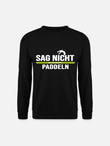 drachenboot chinesisches drachenboot-paddeln - Unisex Pullover - Schwarz