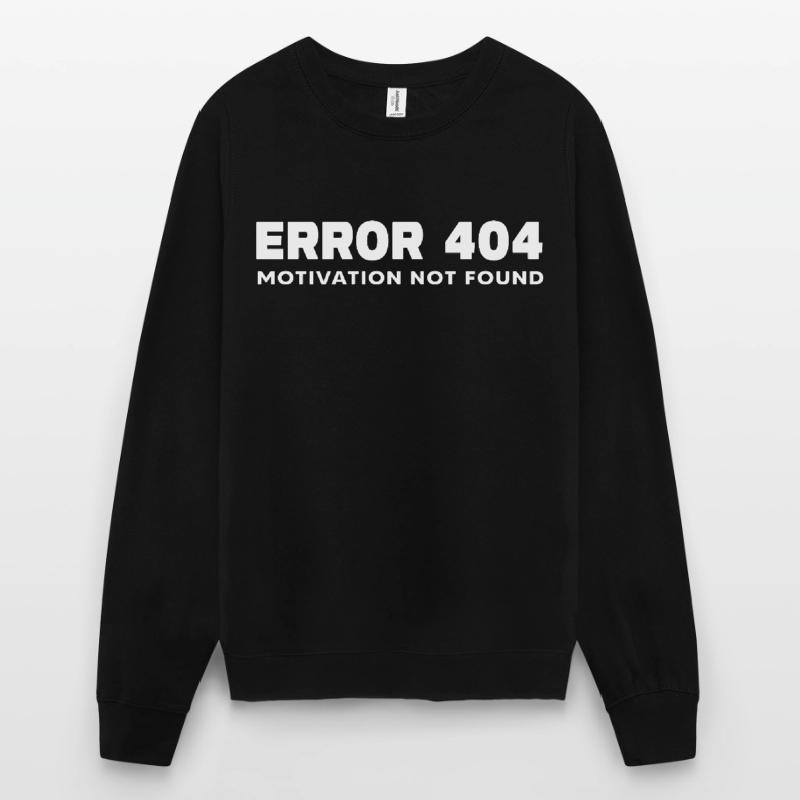 nerd coder server download error 404 Unisex Sweatshirt