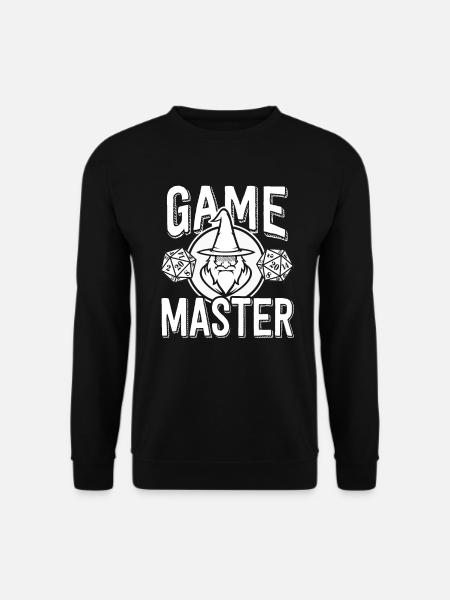 Spiele Meister Rollenspiel Würfel Druide Zauberer - Unisex Pullover - Schwarz