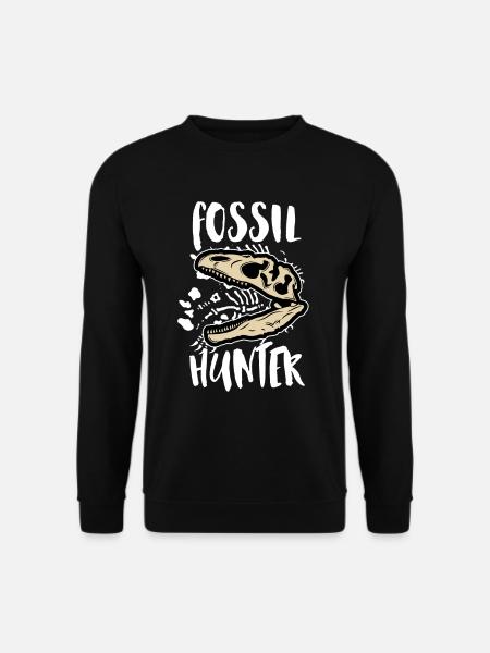 Fossil Hunter T-Rex Archäologe Archäologie Dino - Unisex Pullover - Schwarz