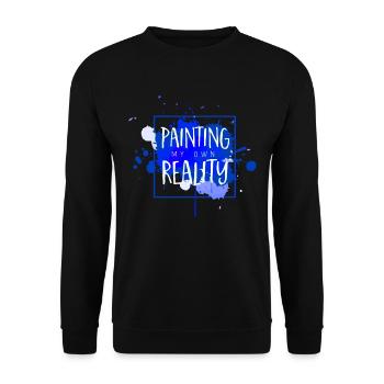 Painter Artist Art Paint Painting Brush Paint - Unisex Sweatshirt - black - Front - Alina (178cm) & Michal (187cm)