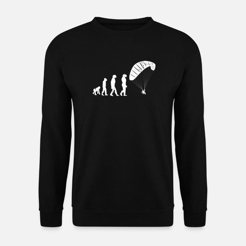 Cadeau Evolution Parapente Paramoteurs - Sweat-shirt Unisexe - noir