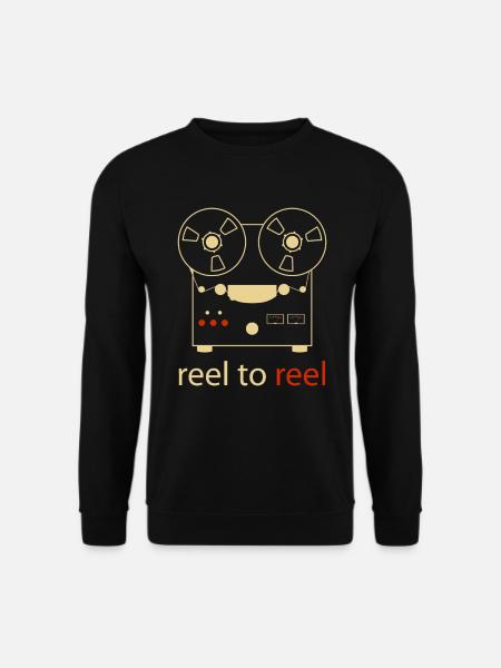 Analog Tape Hi-Fi Vintage Stereo Audiophile - Unisex Pullover - Schwarz
