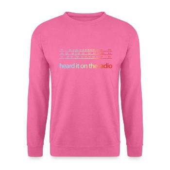 Radio Hi-Fi Vintage Stereo Audio Retro Hifi - Unisex Pullover - Pink - Vorne