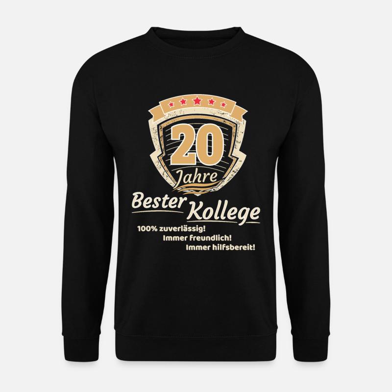 20 Jahre bester Kollege - Unisex Pullover - Schwarz
