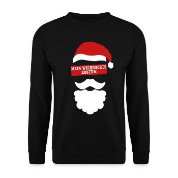 Lustiges Weihnachts kostüm Schlechte Weihnachten - Unisex Pullover - Schwarz - Vorne - Alina (178cm) & Michal (187cm)