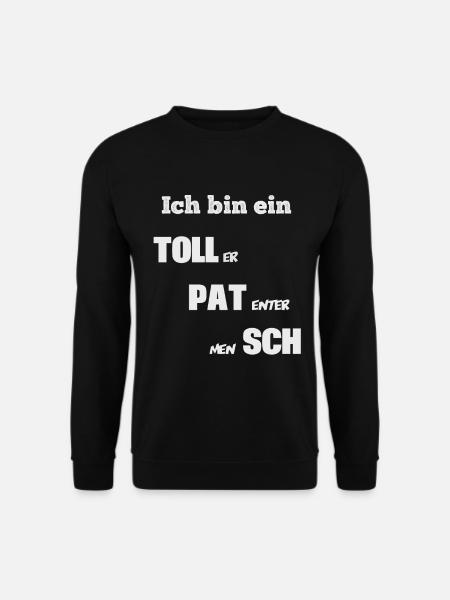 Ich bin ein Tollpatsch - Unisex Pullover - Schwarz