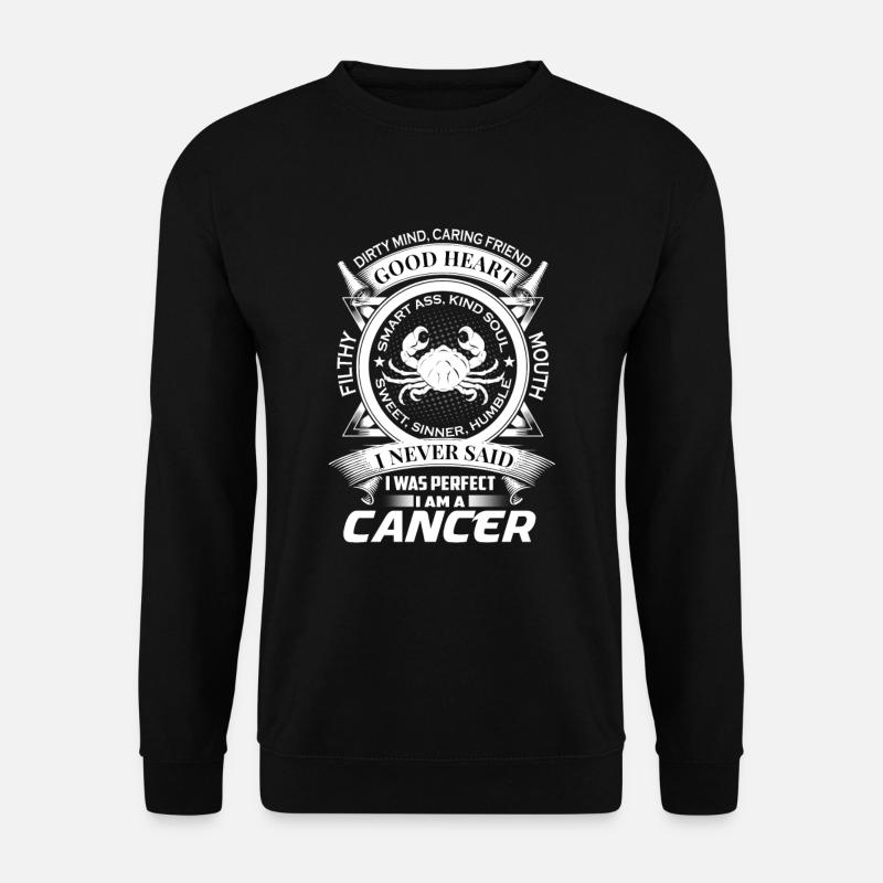Sternzeichen Krebs - zodiac cancer - Unisex Pullover - Schwarz