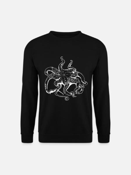Pieuvres Tentacules Océans - Sweat-shirt Unisexe - noir