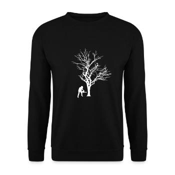 Tronçonneuse bois Tronçonneuse Scie à moteur Forestier forestier - Sweat-shirt Unisexe - noir - Devant - Alina (178cm) & Michal (187cm)