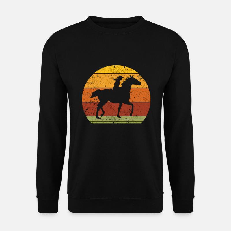 Muss Reiten - Unisex Pullover - Schwarz
