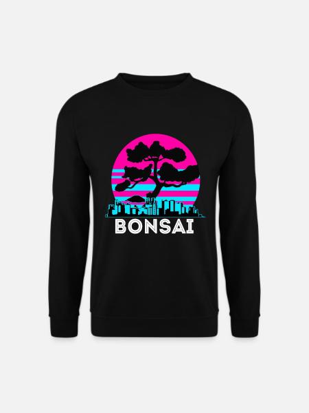Bonsai tree Japan Asia gardening plants - Unisex Sweatshirt - black