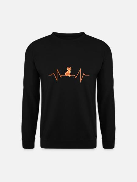 Renard animaux forestiers Protection de l’environnement Nature Arbres forêt - Sweat-shirt Unisexe - noir