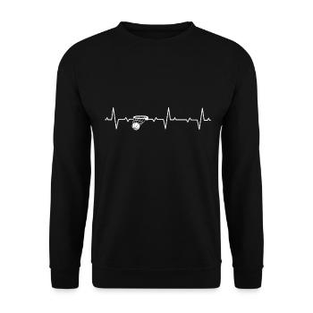 Basketball Basketball Player Basketball Player - Unisex Sweatshirt - black - Front - Alina (178cm) & Michal (187cm)