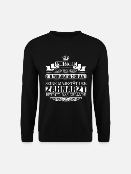 Zahnarzt Zahnmedizin Zahn Zahnärzte Zähne - Unisex Pullover - Schwarz