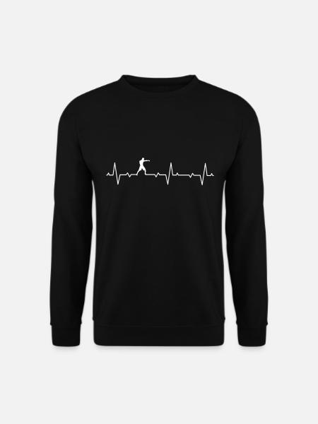 Kämpfen Herzschlag - Unisex Pullover - Schwarz